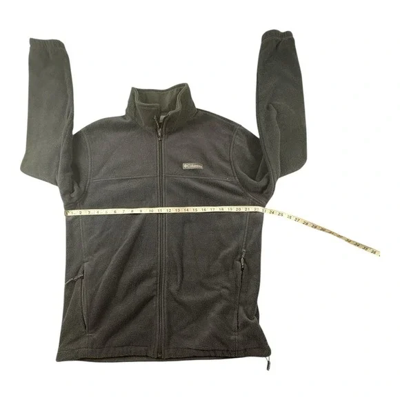 Columbia Full Zip Fleece Jacket Black L Women's Outdoor Warm Layer‎ - Picture 8 of 9